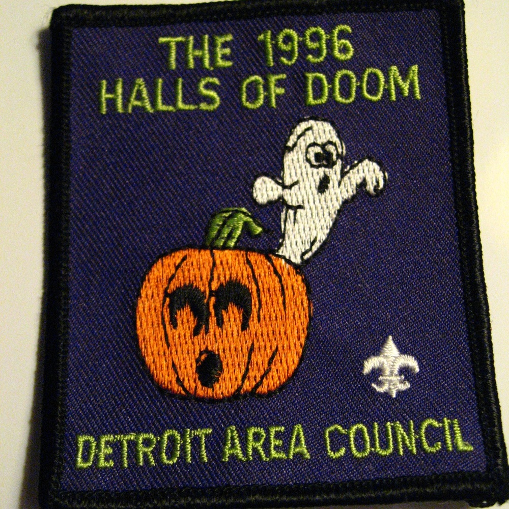 Detroit MI Vintage 1996 Boy Scouts Halloween Patch